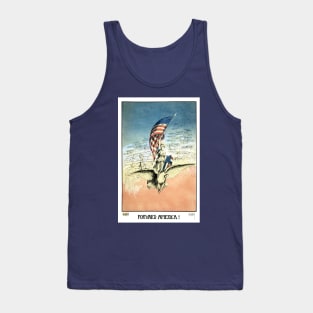 WWI Military Propaganda Poster Art Tank Top